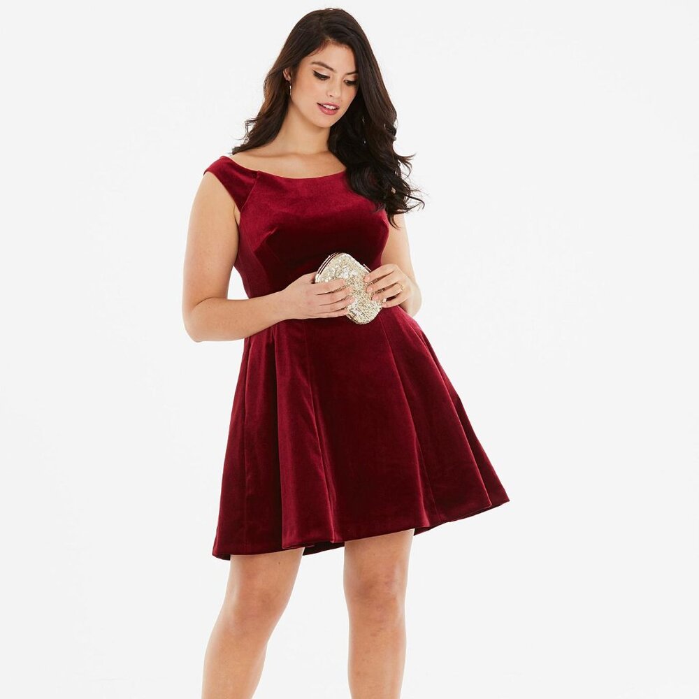 Coast Velvet Cocktail Dress